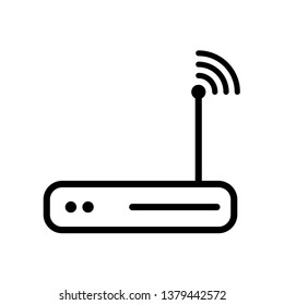 Router Icon Vector Illustration Logo Template
