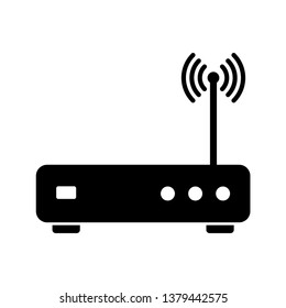 Router Icon Vector Illustration Logo Template