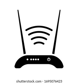 router icon. vector illustration on white background