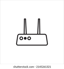 símbolo de ilustración de vector de icono de enrutador