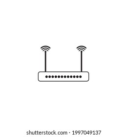 diseño de la ilustración del vector de icono del router