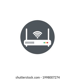 diseño de la ilustración del vector de icono del router