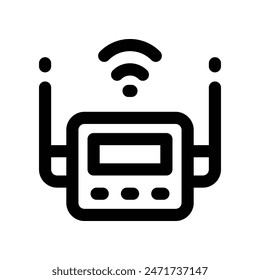 router icon. vector line icon for your website, mobile, presentation, and logo design.