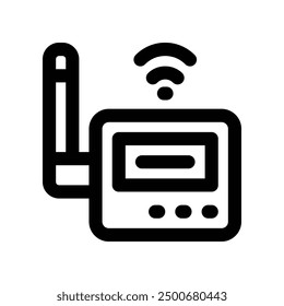 router icon. vector line icon for your website, mobile, presentation, and logo design.