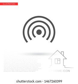 router icon vector . Lorem Ipsum Illustration design