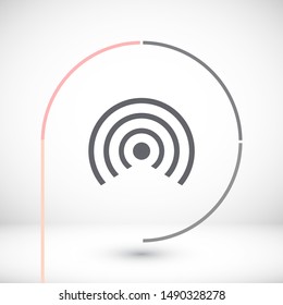 router icon vector . Lorem Ipsum Illustration design