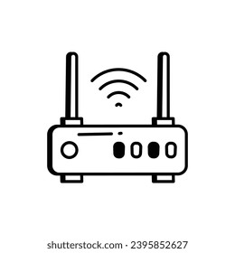 Router icon vector stock illustration