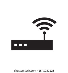 router icon vector symbol template