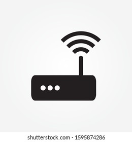 router icon vector symbol template