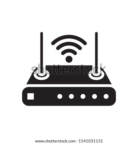 router icon vector symbol template