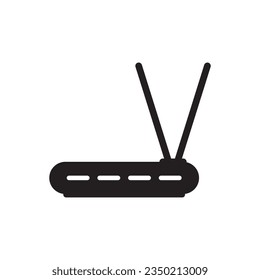 router icon vector template illustration logo design