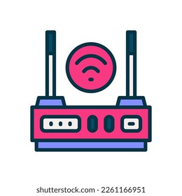 router icon for your website, mobile, presentation, and logo design.