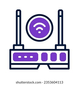icono del router para tu sitio web, móvil, presentación y diseño de logotipo.