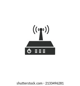 Router icons  symbol vector elements for infographic web
