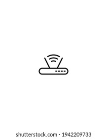 router icon,vector best line icon.