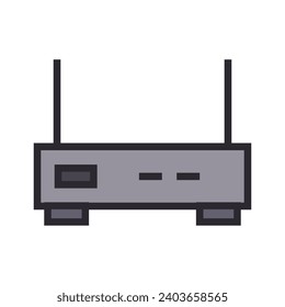 Router illustrated on white background