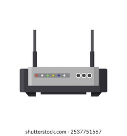 Router dargestellt als Vektor auf Hintergrund