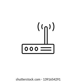 router internet wifi icon vector illustration