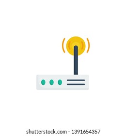 router internet wifi icon vector illustration