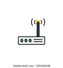 router internet wifi icon vector illustration