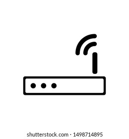 Router isolated on white background