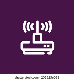 router Line icon for business website,apps, and many more