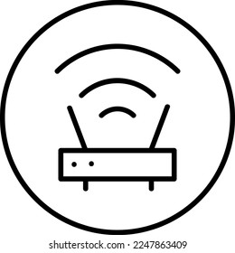 router line icon illustration on white background..eps
