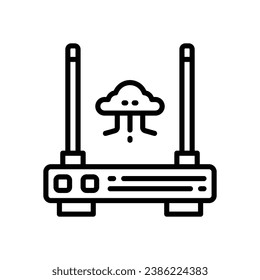 router line icon. vector icon for your website, mobile, presentation, and logo design.