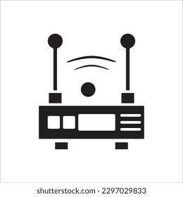 Router-Linie neues Vektorsymbol