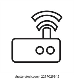 router line new vector icon
