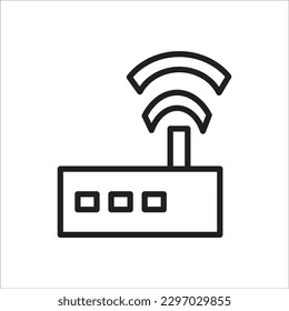 router line new vector icon