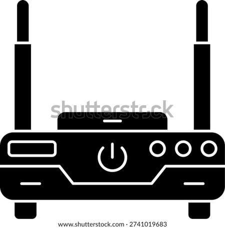 Router Line vector Icon Design