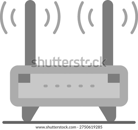 Router Line vector Icon Design