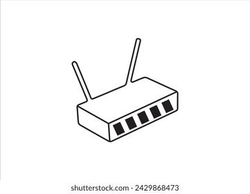 Router logo design,router icon  vector,