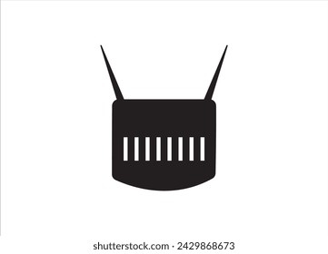 Router logo design,router icon  vector,
