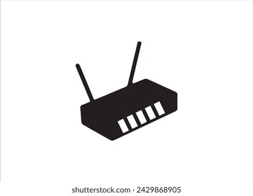 Diseño del logotipo del router, vector del icono del router,

