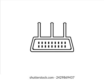 Router-Logo-Design, Router-Symbol Vektor,