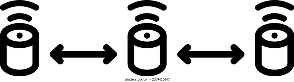 icono de malla del router ,Ilustración del vector