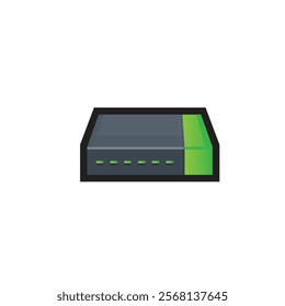 Router modem icon flat vector design