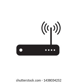 Router Modem Wifi Icon Vector Illustration