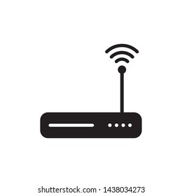 Router Modem Wifi Icon Vector Illustration