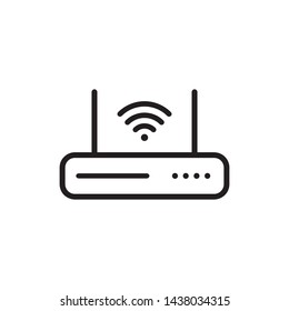 Router Modem Wifi Icon Vector Illustration