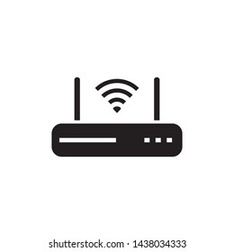 Router Modem Wifi Icon Vector Illustration