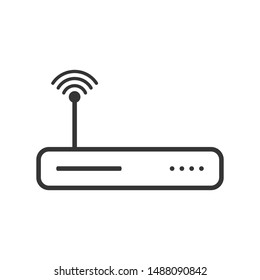 Router Modem Wifi Icon Vector Illustration