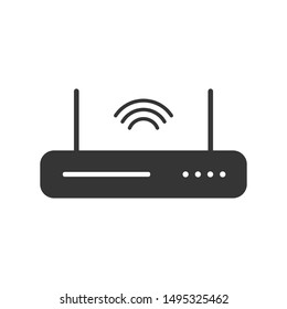 Router Modem Wifi Icon Vector Illustration