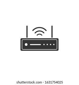 Router Modem Wifi Icon Vector Illustration