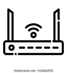 router network switch internet wireless iot smarthome icon