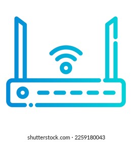 Router-Netzwerk-Switch Internet Wireless LAN-Symbol