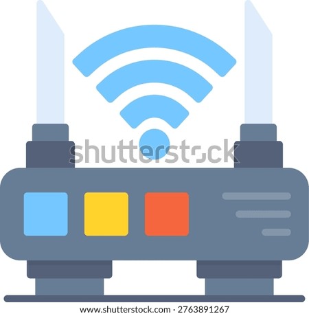 Router New Creative Icon Design Vector