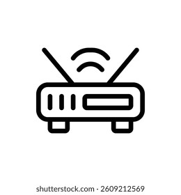 Router Outline Icon. Router Icon